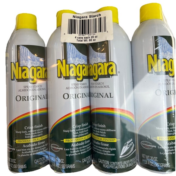 Niagara Original Spray Starch (4-pack, 20 oz) - 1.25 Pound (Pack of 4) - Picture 2 of 3